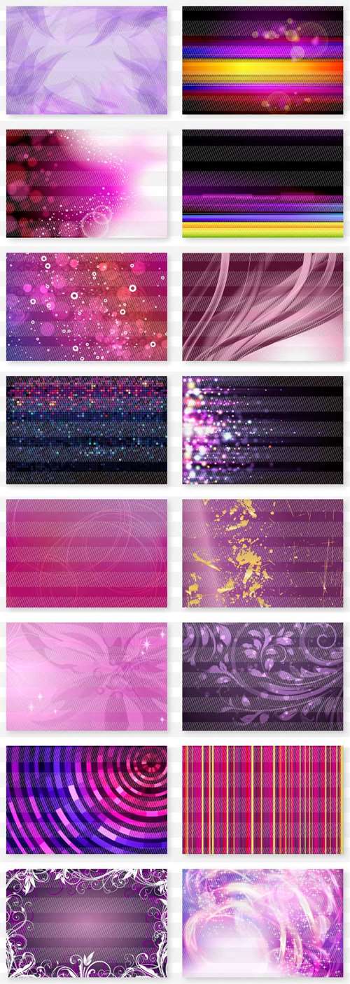 ピンク色・紫色系の背景素材集6
